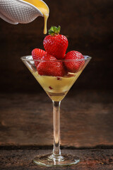 postre de Fresas