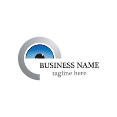 Eye care logo template