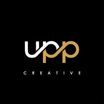 UPP Letter Initial Logo Design Template Vector Illustration