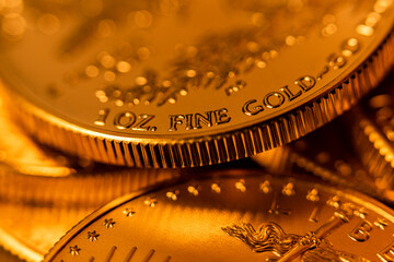 100% Pure Gold Coin Bullion U.S. Eagle Mint © Eric