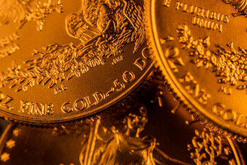 100% Pure Gold Coin Bullion U.S. Eagle Mint