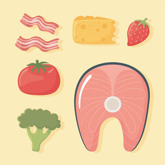 food fresh ingredients