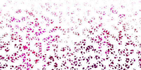 Light pink vector background with random forms.