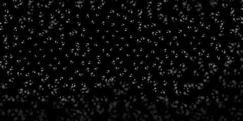 Dark gray vector background with random forms.
