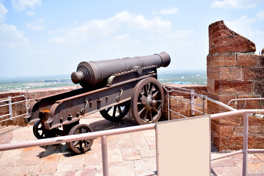 Historic Cannon at Mehrangarh Fort, Jodhpur