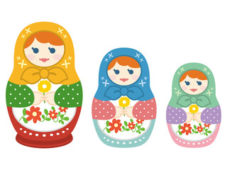 マトリョーシカ　ロシアの民芸品