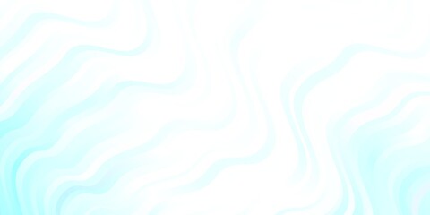Obraz na płótnie Canvas Light BLUE vector background with curves.