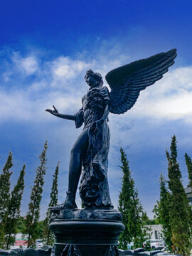 The Angel statue for decoration garden, religion,