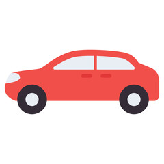 Fototapeta premium Flat vector design of automobile