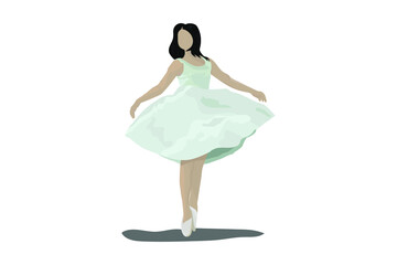 ballerina illustration