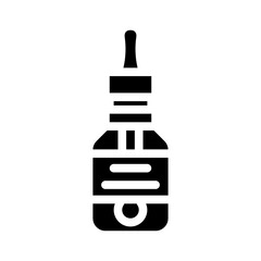 artificial flavoring glyph icon vector. artificial flavoring sign. isolated contour symbol black illustration