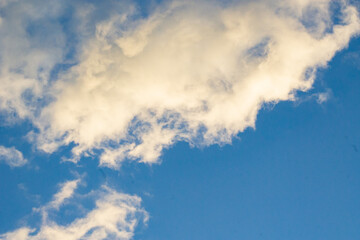 blue sky with clouds