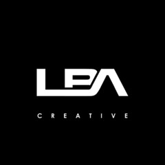 LBA Letter Initial Logo Design Template Vector Illustration