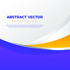 Modern purple and yellow background template. Abstract background design. Eps 10 vector illustration.