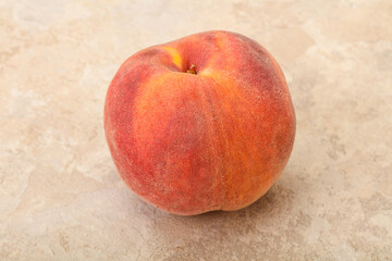Fresh ripe sweet peach fruit