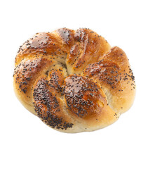 sweet bun with poppy seeds