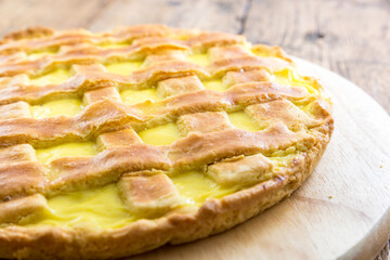 Tasty and beautiful Homemade cream tart