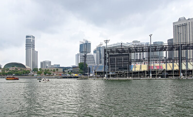 View of the Float at Marina Bay from Marina Bay Reservoir