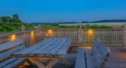 bridge over the river