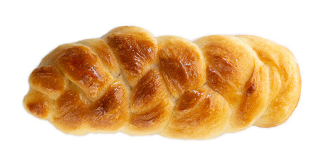 sweet bun in the shape of a pigtail
