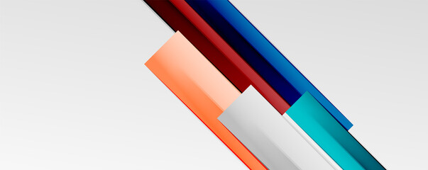 Color abstract lines trendy geometric background for business or technology presentation, internet poster or web brochure cover, wallpaper