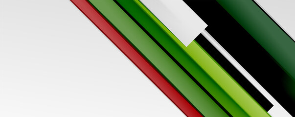 Multicolored lines background. Design template for business or technology presentations, internet posters or web brochure covers