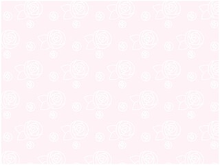 バラのイラストがうっすら入った背景　ピンク
