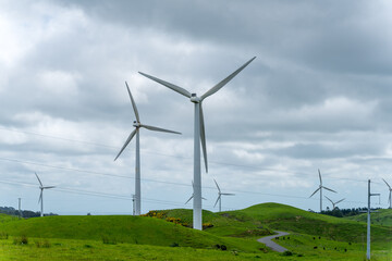 Economical sustainable wind turbines combating climate change with power of wind energy 