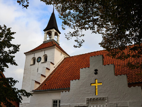Marstal Church Kirke on Aeroe Island Denmark