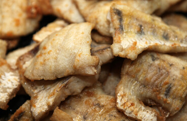image of fried fish background 
