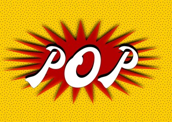 pop - comic text 