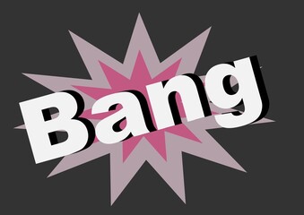 bang - comic style