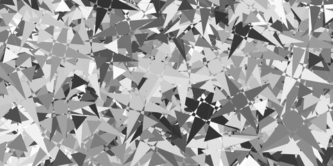 Light Gray vector backdrop with triangles, lines.