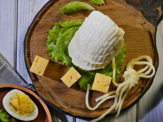 cheese and herbs