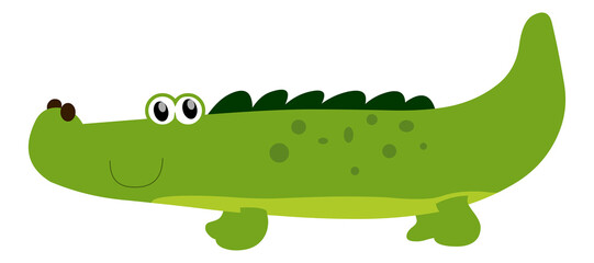 Crocodile cartoon vector
