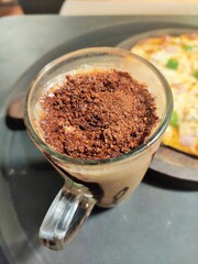 cup of coffee with chocolate