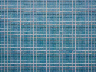 blue square ceramic tiles wall