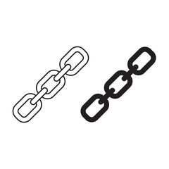 Chain Icon vector, Vector EPS 10 illustration style