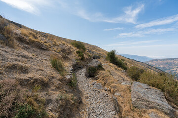 mountainous landscape of Sierra Nevada