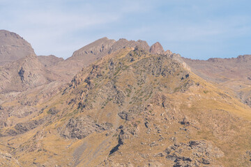 mountainous landscape of Sierra Nevada