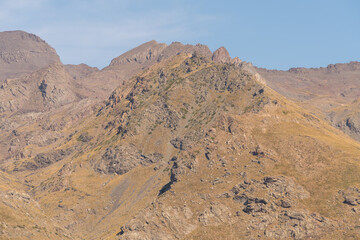 mountainous landscape of Sierra Nevada