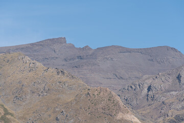 mountainous landscape of Sierra Nevada