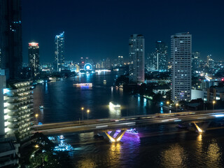 Obraz premium Chao Phraya River, Bangkok, Thailand