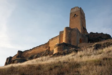 Crédence de cuisine en verre imprimé Cerro Torre Ruinas del Castillo en Zorita de los Canes. Guadalajara. España. Europa.