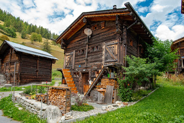 Mittelalterliche Stadt M&uuml;nster in der Schweiz