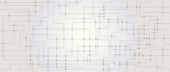 illustration technology with line pattern over grey background