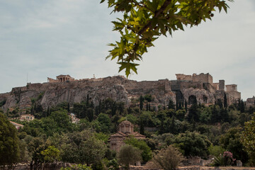 Fototapeta premium Ancient Parthenon temple on the Athenian Acropolis, Greece at daytime