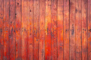 Red wooden boards texture background