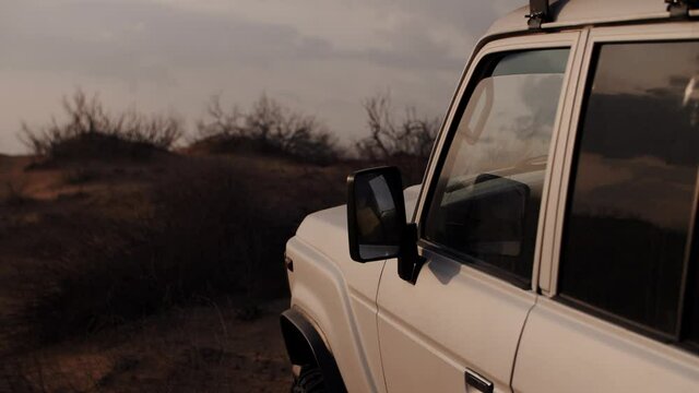 footage of jeep for safari