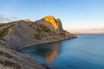 Fototapeta na wymiar Golitsyn's Trail. Novy Svet, Sudak region, Crimea,